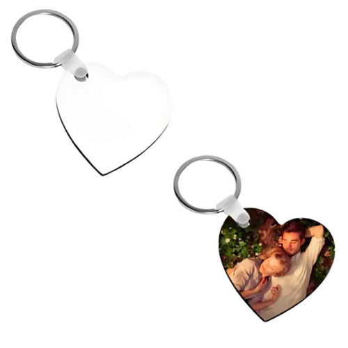 llavero personalizable forma corazón